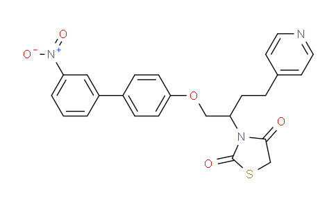 AM249626 | 227088-94-0 | 3-[1-[[(3'-Nitro[1,1'-biphenyl]-4-yl)oxy]methyl]-3-(4-pyridinyl)propyl]-2,4-thiazolidinedione
