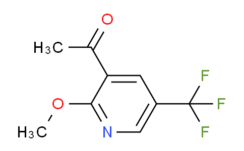 1-(5-(Trifluoromethyl)-2-methoxypyridin-3-yl)ethanone