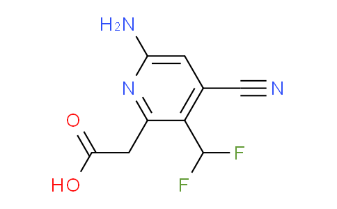 AM24964 | 1806809-43-7 | 6-Amino-4-cyano-3-(difluoromethyl)pyridine-2-acetic acid