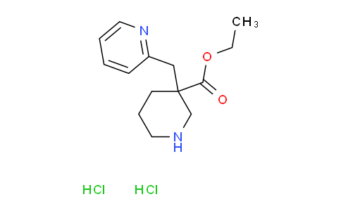 Ethyl 3-(pyridin-2-ylmethyl)piperidine-3-carboxylate dihydrochloride