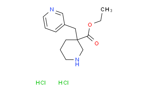 Ethyl 3-(pyridin-3-ylmethyl)piperidine-3-carboxylate dihydrochloride