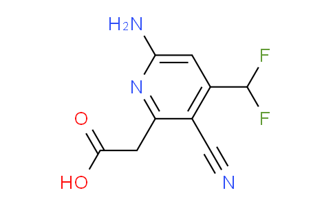AM24967 | 1805340-77-5 | 6-Amino-3-cyano-4-(difluoromethyl)pyridine-2-acetic acid