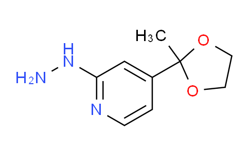AM249679 | 80882-43-5 | 2-Hydrazinyl-4-(2-methyl-1,3-dioxolan-2-yl)pyridine