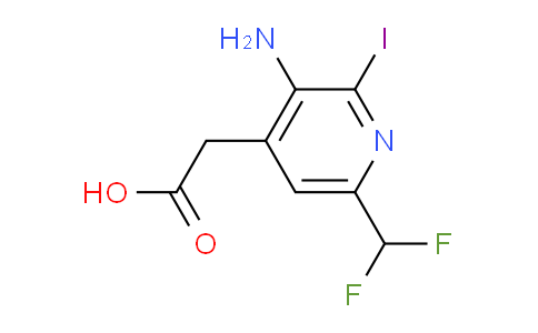 AM24968 | 1806916-90-4 | 3-Amino-6-(difluoromethyl)-2-iodopyridine-4-acetic acid