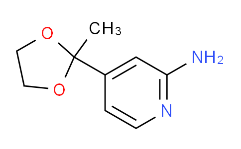 AM249680 | 80882-44-6 | 4-(2-Methyl-1,3-dioxolan-2-yl)pyridin-2-amine