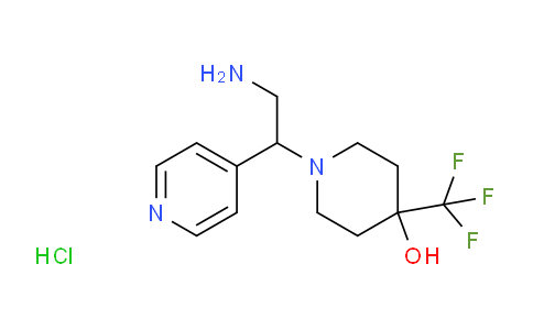 1-(2-Amino-1-(pyridin-4-yl)ethyl)-4-(trifluoromethyl)piperidin-4-ol hydrochloride