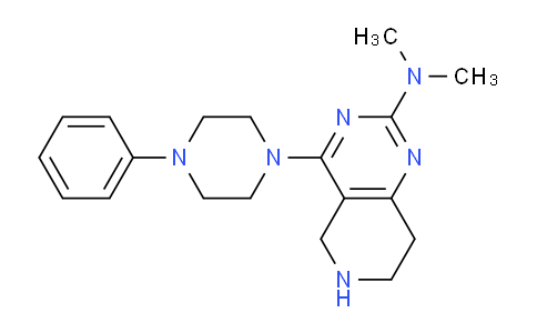N,n-dimethyl-4-(4-phenylpiperazin-1-yl)-5,6,7,8-tetrahydropyrido[4,3-d]pyrimidin-2-amine