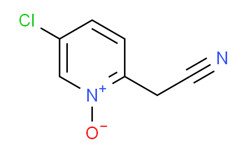 5-Chloro-2-(cyanomethyl)pyridine1-oxide