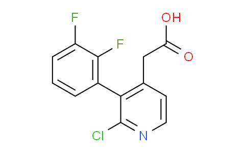 2-Chloro-3-(2,3-difluorophenyl)pyridine-4-acetic acid