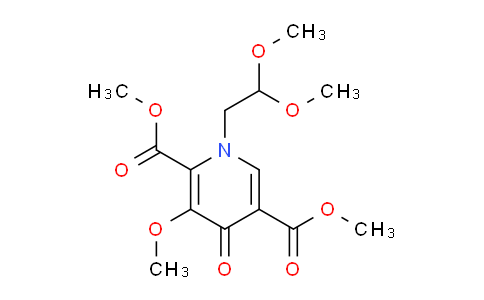 Dimethyl-1-(2,2-dimethoxyethyl)-3-methoxy-4-oxo-1,4-dihydropyridine-2,5-dicarboxylate