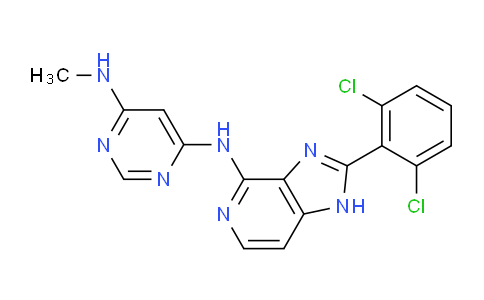 N4-(2-(2,6-dichlorophenyl)-3h-imidazo[4,5-c]pyridin-4-yl)-n6-methylpyrimidine-4,6-diamine
