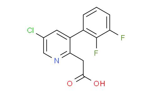 5-Chloro-3-(2,3-difluorophenyl)pyridine-2-acetic acid