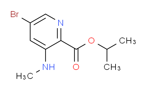 AM249752 | 863444-57-9 | Isopropyl 5-bromo-3-(methylamino)pyridine-2-carboxylate