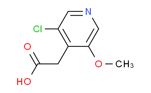 3-Chloro-5-methoxypyridine-4-acetic acid