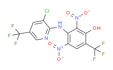 3-((3-Chloro-5-(trifluoromethyl)pyridin-2-yl)amino)-2,4-dinitro-6-(trifluoromethyl)phenol