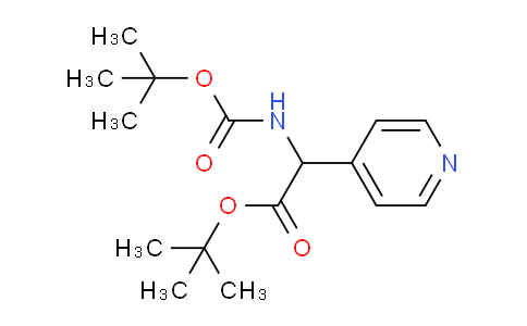 AM249777 | 1822431-00-4 | Tert-butyl 2-((tert-butoxycarbonyl)amino)-2-(pyridin-4-yl)acetate