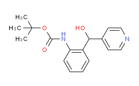 AM249778 | 280568-13-0 | Tert-butyl 2-(hydroxy(pyridin-4-yl)methyl)phenylcarbamate