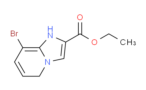 Imidazo[1,2-a]pyridine-2-carboxylic acid, 8-bromo-1,5-dihydro-, ethyl ester