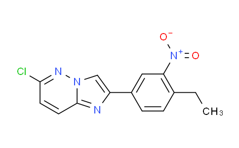 6-Chloro-2-(4-ethyl-3-nitrophenyl)imidazo[1,2-b]pyridazine