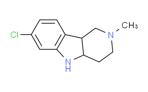 7-Chloro-2-methyl-2,3,4,4a,5,9b-hexahydro-1H-pyrido[4,3-b]indole