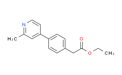 AM249818 | 1243245-68-2 | Ethyl 2-(4-(2-methylpyridin-4-yl)phenyl)acetate
