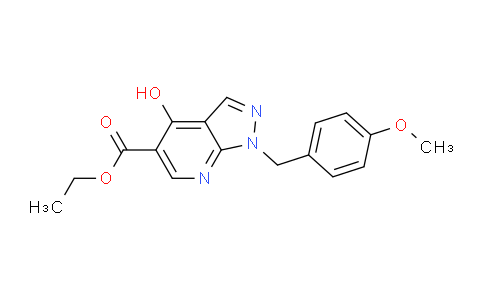 Ethyl 4-hydroxy-1-(4-methoxybenzyl)-1H- pyrazolo[3,4-b]pyridine-5-carboxylate