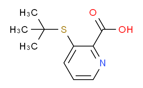 3-Tert-butylthio-2-carboxypyridine