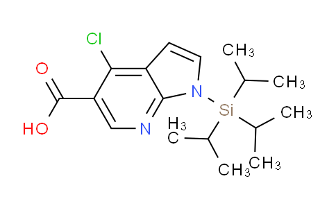 4-Chloro-1-[tris(1-methylethyl)silyl]-1H-pyrrolo[2,3-b]pyridine-5-carboxylic acid
