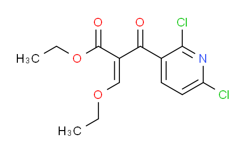 2-(2,6-Dichloro-pyridine-3-carbonyl)-3-ethoxy-acrylic acid ethyl ester