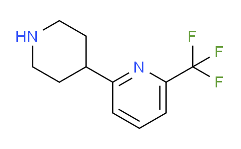 2-(4-Piperidinyl)-6-(trifluoromethyl)pyridine