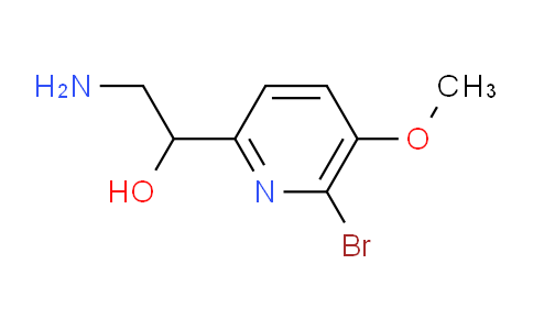 2-Amino-1-(6-bromo-5-methoxypyridin-2-yl)ethan-1-ol