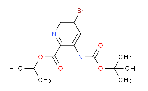 Isopropyl 5-bromo-3-((tert-butoxycarbonyl)amino)picolinate