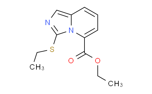 Ethyl 3-(ethylthio)imidazo[1,5-a]pyridine-5-carboxylate