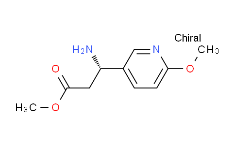 AM249891 | 500795-52-8 | Methyl (3s)-3-amino-3-(6-methoxy(3-pyridyl))propanoate