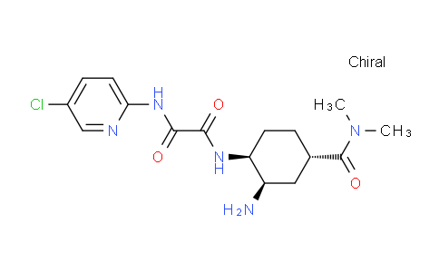 N1-((1s,2r,4s)-2-amino-4-(dimethylcarbamoyl)cyclohexyl)-n2-(5-chloropyridin-2-yl)oxalamide