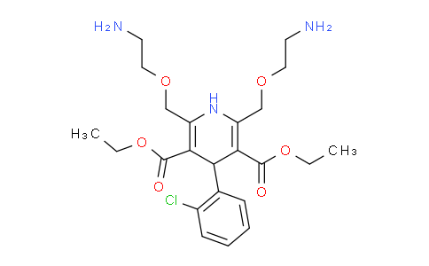 Diethyl 2,6-bis((2-aminoethoxy)methyl)-4-(2-chlorophenyl)-1,4-dihydropyridine-3,5-dicarboxylate