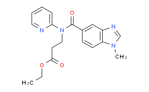 AM249939 | 1702936-92-2 | Ethyl 3-(1-methyl-n-(pyridin-2-yl)-1H-benzo[d]imidazole-5-carboxamido)propanoate
