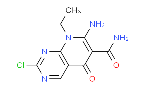 7-Amino-2-chloro-8-ethyl-5-oxo-5,8-dihydropyrido[2,3-d]pyrimidine-6-carboxamide