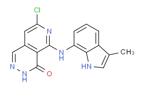 7-Chloro-5-((3-methyl-1H-indol-7-yl)amino)pyrido[3,4-d]pyridazin-4(3h)-one