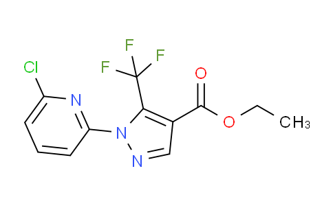 Ethyl 1-(6-chloropyridin-2-yl)-5-(trifluoromethyl)-1h-pyrazole-4-carboxylate