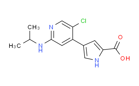AM249958 | 869886-90-8 | 4-(5-Chloro-2-(isopropylamino)pyridin-4-yl)-1h-pyrrole-2-carboxylic acid