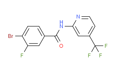 AM249962 | 1419221-61-6 | 4-Bromo-3-fluoro-n-(4-(trifluoromethyl)pyridin-2-yl)benzamide