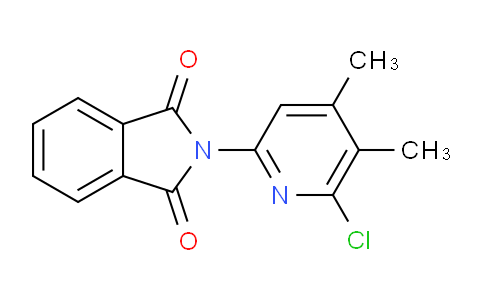 1H-isoindole-1,3(2h)-dione, 2-(6-chloro-4,5-dimethyl-2-pyridinyl)-