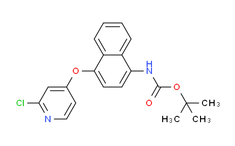 AM249984 | 1562519-39-4 | Tert-butyl 4-(2-chloropyridin-4-yloxy)naphthalen-1-ylcarbamate