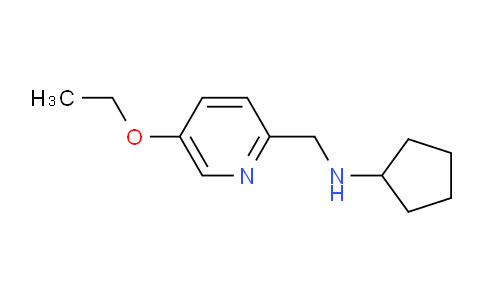 N-((5-ethoxypyridin-2-yl)methyl)cyclopentanamine