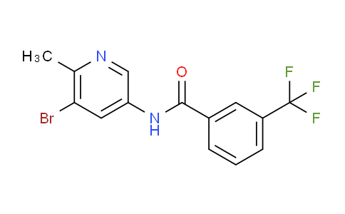 N-(5-bromo-6-methylpyridin-3-yl)-3-(trifluoromethyl)benzamide