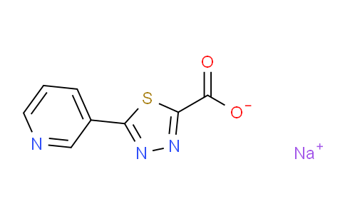 Sodium 5-(pyridin-3-yl)-1,3,4-thiadiazole-2-carboxylate