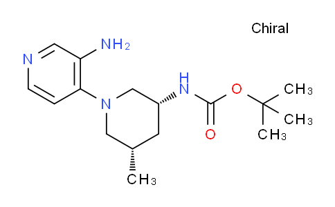 AM250010 | 1187055-60-2 | Tert-butyl ((3r,5s)-1-(3-aminopyridin-4-yl)-5-methylpiperidin-3-yl)carbamate