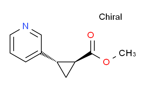 (1S,2S)-Methyl 2-(pyridin-3-yl)cyclopropanecarboxylate