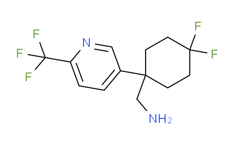 AM250022 | 1598430-07-9 | (4,4-Difluoro-1-(6-(trifluoromethyl)pyridin-3-yl)cyclohexyl)methanamine